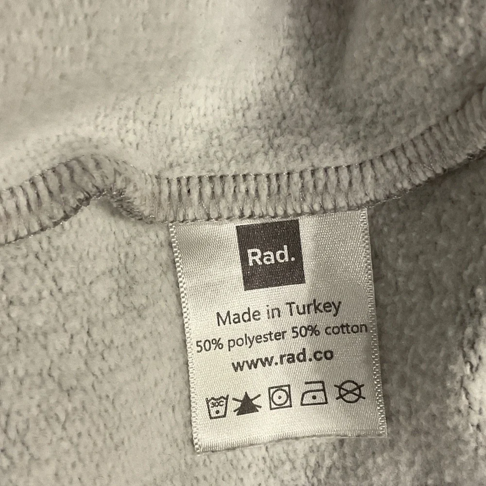 Rad Gray Sweater with Pink Pineapple Design, Size M - Picture 5 of 5